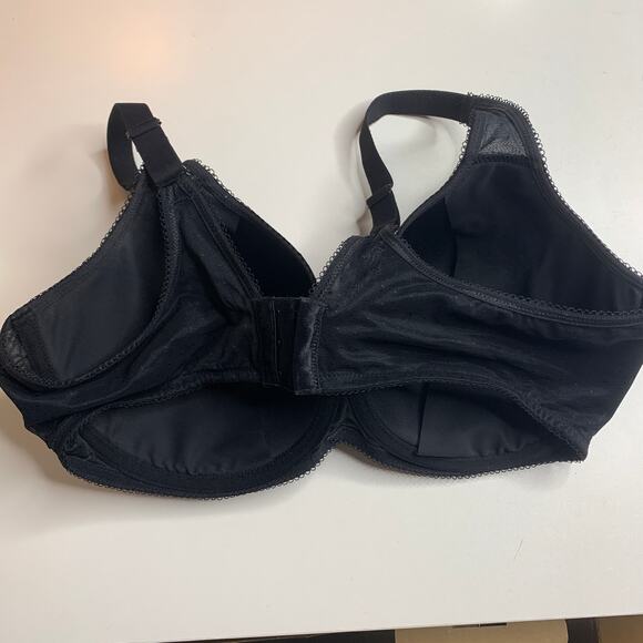 Wacoal Retro Chic Underwire Contour Bra Black 853186 Size 40DD - Picture 6 of 7